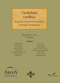 Portada del libro Ciudadania y politica X Jornadas de la Asociacion Española d