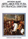 Portada del libro Arte y arquitectura en Francia, 1500-1700